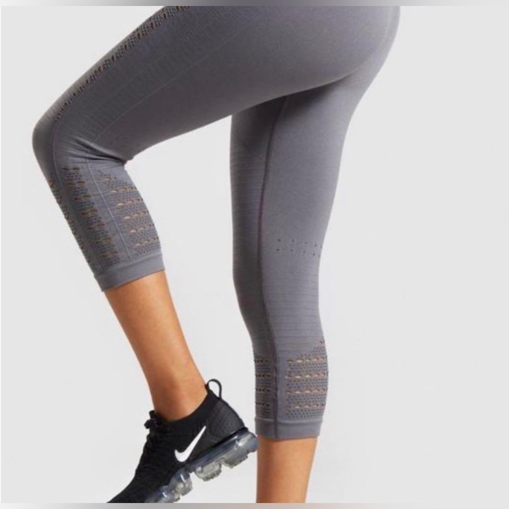 Gymshark Energy seamless leggings darker gray size medium